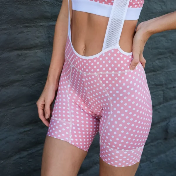 LOVE THE PAIN Female bicycle Bib Shorts Colorful 2023 Short Sleeve Cycling Bottom Road bike Tops Women's Bike Sports Wear - Image 5