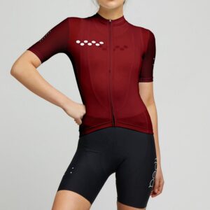 Team Pedla Cycling Suit Women 2023 Air Mesh Sleeve Short Cycle Jersey and 19D Gel Pad Bib Shorts Colorful rainbow color series